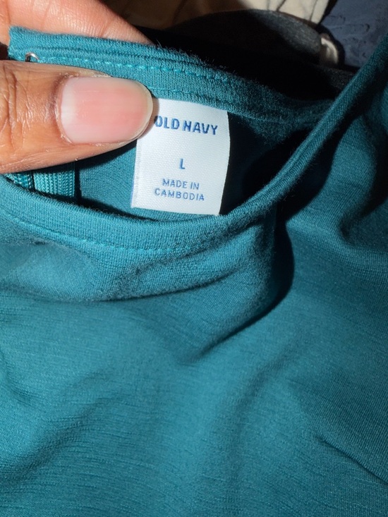 Old Navy Teal Sleeveless Midi Sheath Dress - Picture 5 of 6